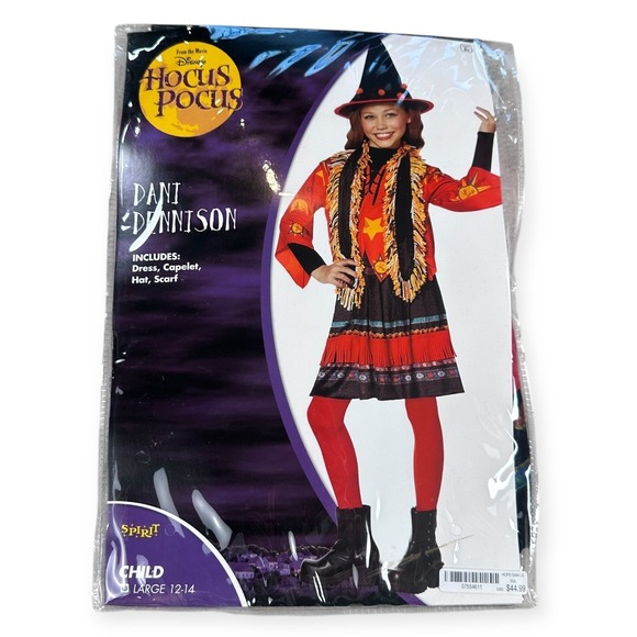 Disney Hocus Pocus Dani Dennison Child Costume Large 12 14 Spirit Halloween - Picture 2 of 13